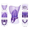 thumbnail image 4 of Vaporizador facial Huasida, inhalador de vapor personal para sauna, color morado, 4 of 5