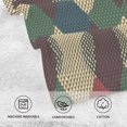 thumbnail image 5 of Yayeee 2 Pack Hand Towels for Bathroom 100% Cotton 16" x 28" Soft Absorbent Kitchen Towel, Green Tartan Pattern, 5 of 7