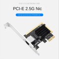 thumbnail image 1 of Adaptador de red Gigabit de 2,5 Gbps, tarjeta de red PCI-E 2,5 G, tarjeta controladora LAN RJ45, tarjeta de red con chip RTL8125B, 1 of 7