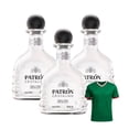 thumbnail image 1 of 3 Tequila Patrón Cristalino Añejo 700 ml + Jersey Verde, 1 of 3