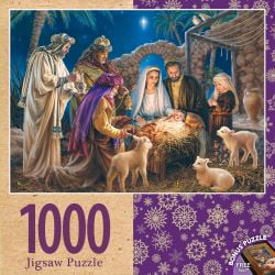 MasterPieces Holiday A Child is Born - Christ in Manger ...