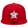 thumbnail image 2 of Men's New Era Red Houston Astros Logo 59FIFTY Fitted Hat, 2 of 6