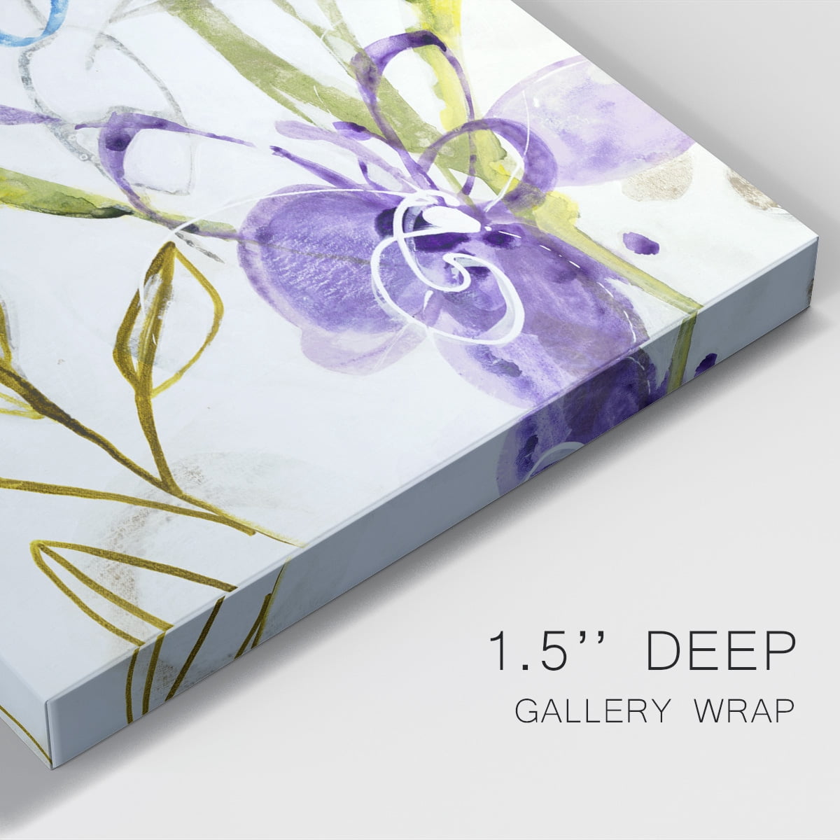 On A Whim II Premium Gallery Wrapped Canvas - Ready to Hang