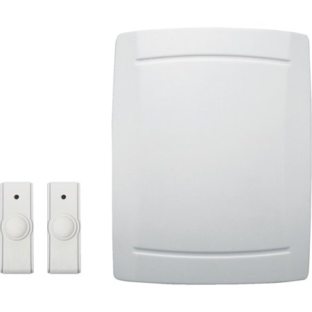 UPC 853009001857 product image for IQ America Step-Up Battery Operated Wireless Door Chime With 2 Push-Buttons | upcitemdb.com