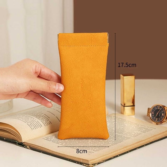 Oefntac Sac de Rangement Portable pour Lunettes de Soleil Fermeture Automatique