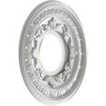 thumbnail image 4 of Ekena Millwork 10"OD x 3 1/2"ID x 3/4"P Baltimore Thermoformed PVC Ceiling Medallion (Fits Canopies up to 4 1/4"), Metallic Silver, 4 of 10