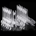 thumbnail image 4 of 48 Pieces 4 Inches Mini Plate Stand Holder for Display Small Clear Plastic Easels Photo Picture Frame Stand Table Weddings Home Decoration, 4 of 5