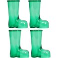 thumbnail image 2 of DT Saint Patrick's Supply - Green Plastic Leprechaun Boots Shot Glass Container 3 Sets (12pc), 2 of 3