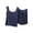 Blue, variant on SuDongPo Womens Pajamas Sets Soft Comfy Sleeveless Sleepwear Tank Top and Ruffle Shorts Pjs Set Summer 2 Piece Loungewear