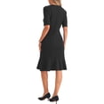 thumbnail image 3 of INSPIRE CHIC Cocktail Dress for Women's Sweetheart Neck Memaid Bodycon Wedding Guest Midi Dresses XS Black, 3 of 6