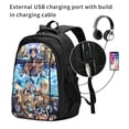 thumbnail image 2 of Attack On Titan Travel Backpack With Usb Port Stylish Unisex Hiking Backpack Shoulder Bag Laptop Backpack, 2 of 7