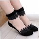 thumbnail image 4 of BRIGHTFUFU Calcetines Cortos De Encaje Negro Transparente Con Textura Y Para Mujer, 4 of 6