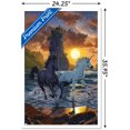 thumbnail image 3 of Vincent Hie - Unicorns On A Beach Wall Poster, 22.375" x 34", Framed, 3 of 3