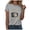 Light Gray, variant on Duqingm America 250 Tshirt Women's 250th America Anniversary Casual Printed Crew Neck T-Shirt USA Flag Tee 250 Years of Freedom Shirt Pink,XL