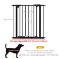 thumbnail image 3 of PawHut 30 Inch High Pet Gate, Dog Gate for Stairs, 29"-32" Width, 3 of 10