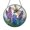 Acrylic 3.5 Inch, variant on Lupine Garden Dragonfly Suncatcher, Decorative Window Hanging Botanical Decor