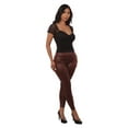 thumbnail image 2 of High Waist Scrunch Butt PU Faux Leather Leggings - Chocolate Brown, 2 of 9