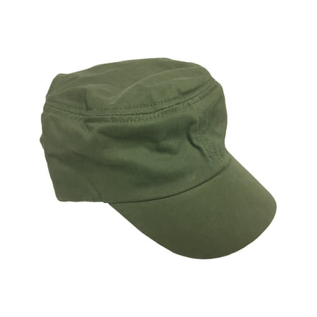 Adults Green Military Cadet Hat Costume Accessory