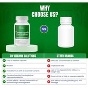 DR Vitamin Solutions Thermogenic Fat Burner Capsules, Appetite Suppressant and Metabolism Booster, 30 Count
