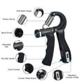thumbnail image 3 of PEACNNG Hand Grip Strength Trainer, Hand Grip Strengthener with Counter, Adjustable Resistance 5 to 60 kg, Non-Slip Gripper, 3 of 5