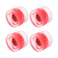 thumbnail image 4 of Roue de Planche à Roulettes, Pratique à Utiliser Workship Fin Confortable à Utiliser la Conception Professionnelle Roue de Planche à Roulettes 78A pour Longboard pour Skateboard Noir, Rouge, Ciel, 4 of 8