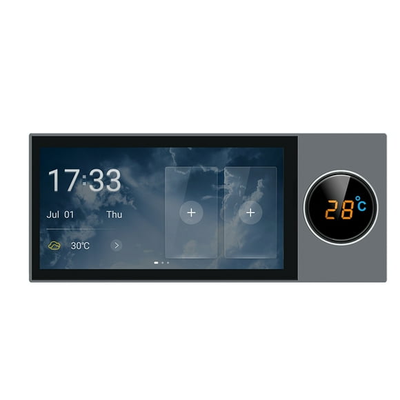 6 Inch Tuya Smart Home Control with Zigbee Hub Gateway Alexa Voice Multi-Function Touch Screen Central Control Switch