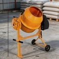 thumbnail image 5 of SUGIFT Portable 4.2 Cu ft Electric Concrete Cement Mixer, 5 of 9