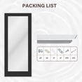 thumbnail image 3 of 72" x 80" Full Lite Mirrored Closet Sliding Doors With Hardware Kit, 3 of 6