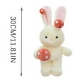 thumbnail image 2 of Mushroom Bunny Plush Toy 11.8" Bunny Stuffed Animals Easter Rabbit Plush Huggable Toy, Wonderful Easter Gift for Kids Adults Fluffy Plushie for Holiday Decor Bedroom Companion, 2 of 4