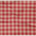thumbnail image 4 of oneOone Organic Cotton Poplin Twill Fabric Gingham Check Printed Fabric 1 Yard 42 Inch Wide, 4 of 4