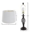 thumbnail image 5 of Lavish Home Ensemble de Lampes de Table de 2, Design Cage Spirale (2 Ampoules LED Incluses), 5 of 5