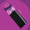 thumbnail image 5 of Goody Neutral Fabric Headbands, Soft, All-Day Comfort and Style, Navy, Grey, Black, 3 Ct, 5 of 5
