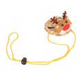 thumbnail image 4 of Bearded Dragon Hat Adjustable Buckle Strap Elk Decor Cute Small Pets Straw Hat for Hamster Lizard Guinea Pig S, 4 of 5