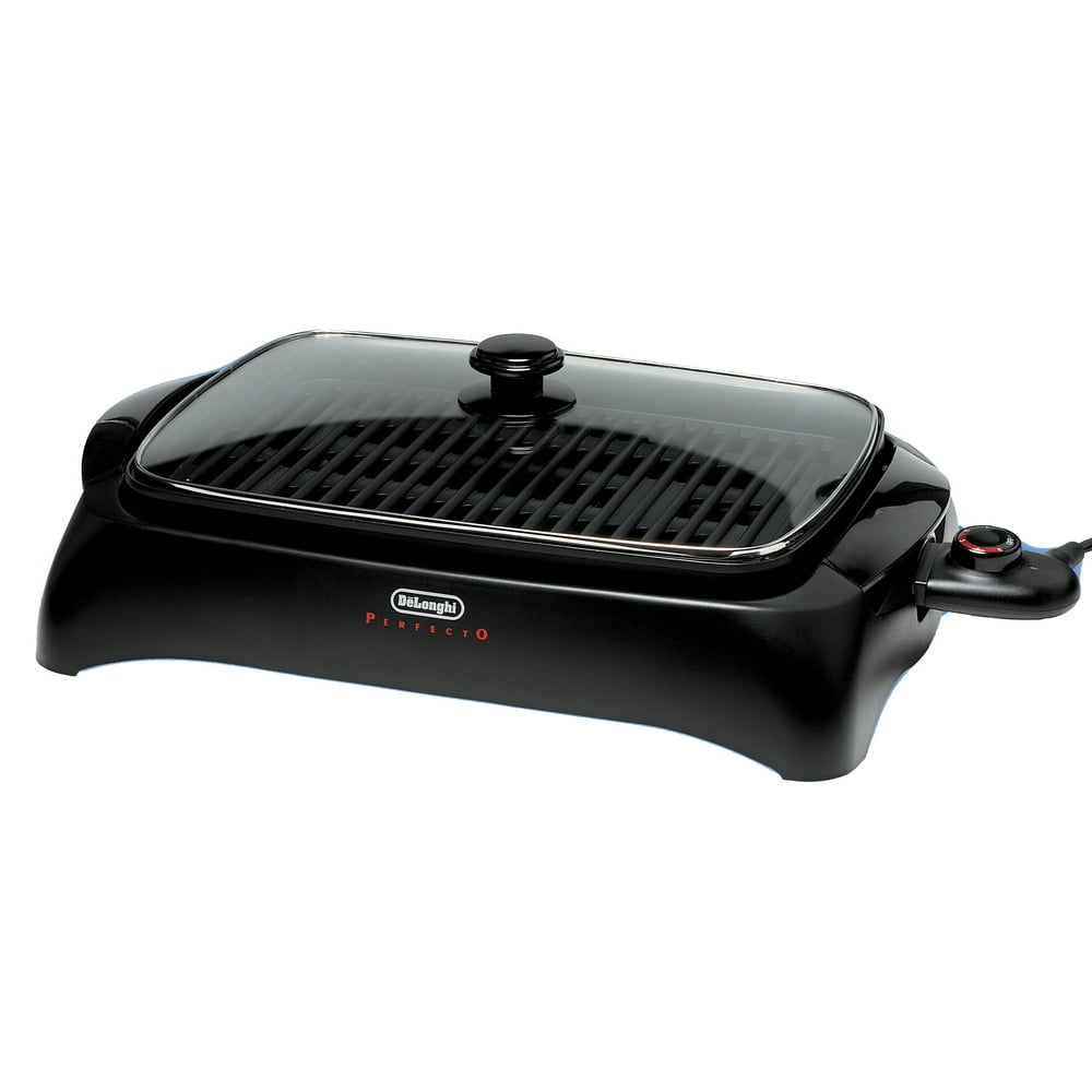 De'Longhi Healthy Indoor Grill with DieCast Aluminum NonStick Cooking Surface