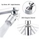 thumbnail image 4 of 2 boquillas para grifo de cocina, rotación de 360 ​​grados, aireador de grifo de modo dual, grifo rociador antisalpicaduras, se aplica al fregadero de la cocina, baño (giro de 80 grados) BRI  Rojo Verde, 4 of 5