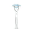 thumbnail image 3 of Angara Natural 1.5 Ct. Aquamarine Solitaire Ring in 14K White Gold for Women (Ring Size: 10.5), 3 of 10