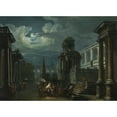 thumbnail image 3 of Giovanni Paolo Panini 24x18 Black Modern Framed Museum Art Print Titled - The Abduction of Helen, 3 of 5