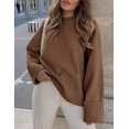 thumbnail image 4 of Suéter PRETTYGARDEN Marrón Oversized Peludo XL, 4 of 8