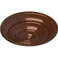 thumbnail image 3 of Ekena Millwork 13 1/4"OD x 1/2"P Classic Ceiling Medallion (Fits Canopies up to 4 1/8"), Hand-Painted Copper Penny, 3 of 6