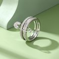 thumbnail image 3 of xianyou-Safety Pin Silver& Gold Stackable Rings for Women Non Tarnish 14k Gold Plated Statement Ring Set Cubic Zirconia Wedding Rings Thumb Ring Stack Pack Unique Jewelry Gift Women, 3 of 4