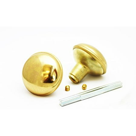 Brass Finished Door Knob Set Spindle Walmart Com