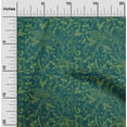 thumbnail image 2 of oneOone Viscose Chiffon Teal Green Fabric Florals Diy Clothing Quilting Fabric Print Fabric By Yard 42 Inch Wide, 2 of 6