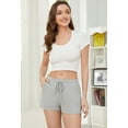 thumbnail image 3 of HEARTNICE 3-Pack Women's Pajama Shorts, Soft Lounge Sleepwear Pjs bottoms, 3 of 6