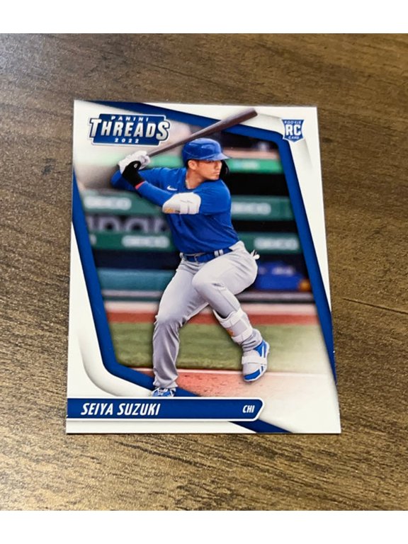 Seiya Suzuki MLB Chicago Cubs 2022 Panini Chronicles - Threads 4 RC trading card