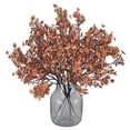 thumbnail image 1 of Nvzi 12 manojos de flores artificiales de Gypsophila para decoración otoñal, ramos de flores a granel para el hogar, dormitorio, boda, fiesta, decoración navideña (marrón), 1 of 4