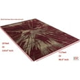 thumbnail image 4 of Beige/Lava Splash Abstract Explosion Pattern Distressed- Modern Vintage Area Rug, 4 of 7