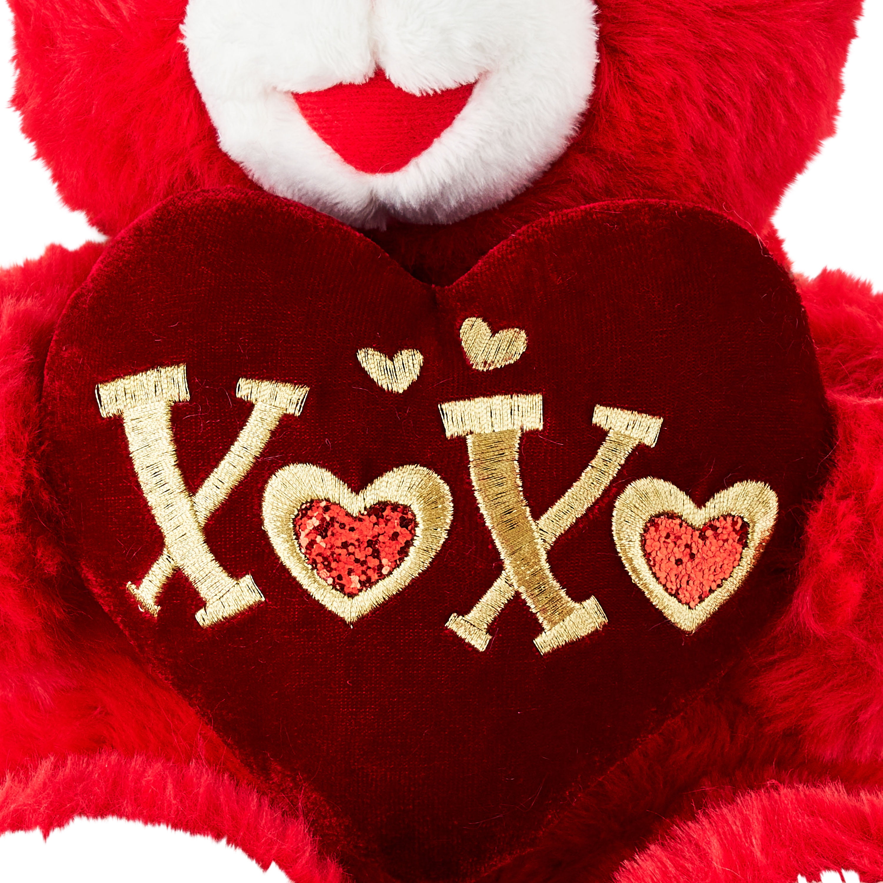 Peluche pour la saint Valentin Sweetheart Teddy cadeau 2019 de Way to  celebrate! en rouge 