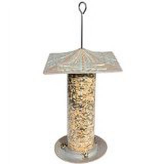 Whitehall Products 30038 12 in. Dragonfly Bird Tube Feeder - Copper Verdi - image 4 of 4