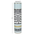 thumbnail image 3 of DecMode 21" Teal Ceramic Vase with Greek Knot Pattern, 3 of 10