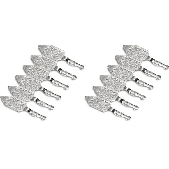 12 Uds. Cucharas de Absenta de Acero Inoxidable, Barra de Cóctel Vintage, Vaso de Cristal, Filtro para Beber, Cuchara de Absenta Ahuecada